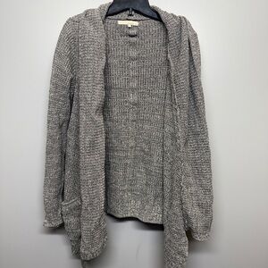 Monk & Lou Knit Elegant Gray Women's Cardigan